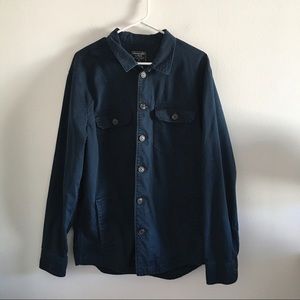 Abercrombie & Fitch Navy Shirt Jacket Shacket XL